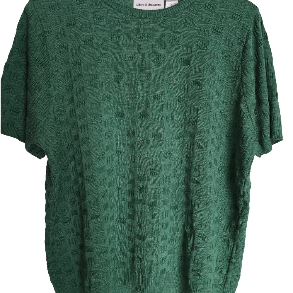 Alfred Dunner Emerald Textured Blouse